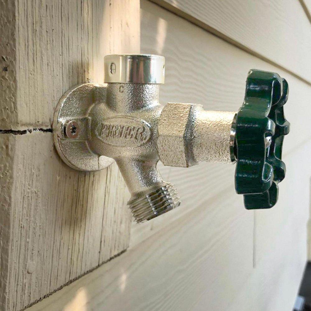 PRIER Products Satin Nickel Plated Brass 1/2 in. Sillcock 