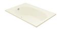 60 x 42 in. Soaker Drop-In Bathtub with Right Drain in Biscuit