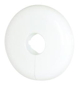 3/4 in. Plastic Hinged Escutcheon in White