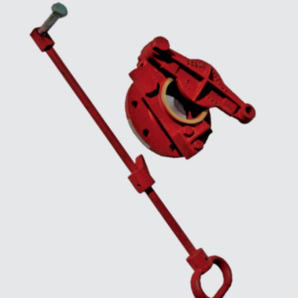 M&H Valve Flanged Cast Iron Shear Gate Valve 