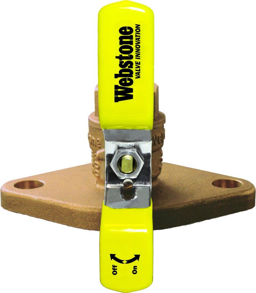 Webstone a brand of NIBCO IPS x Flanged Forged Brass Full Port Isolator Ball Valve 