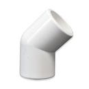 6 in. IPS 100# Fabricated Straight SDR 17 HDPE 45 Degree Elbow 3-Piece