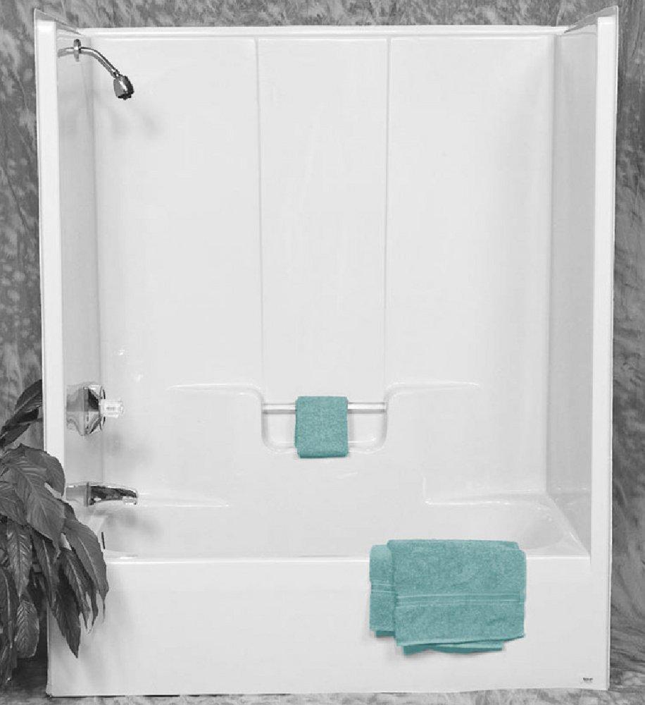 Bathcraft White 60 x 30 in. Tub and Shower in White 