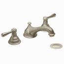Moen Brushed Nickel Two Handle Widespread Bathroom Sink Faucet 