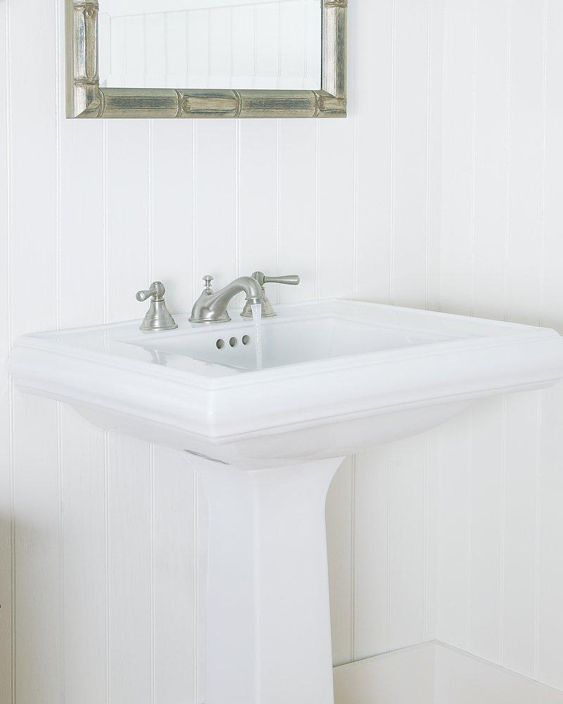 Moen Brushed Nickel Two Handle Widespread Bathroom Sink Faucet 