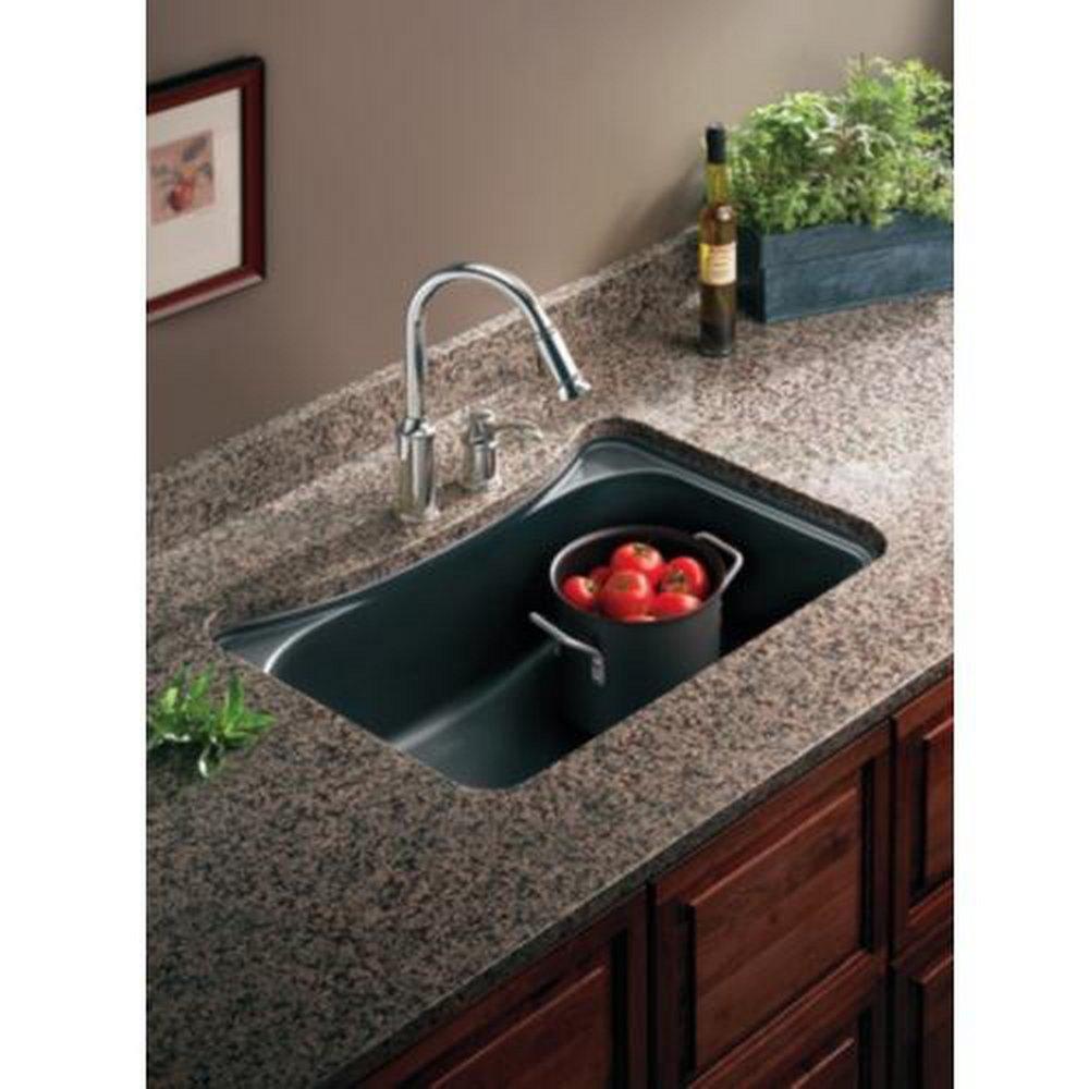 Moen Polished Chrome Single Handle Pull Down Kitchen Faucet with Power Clean and Reflex Technology 