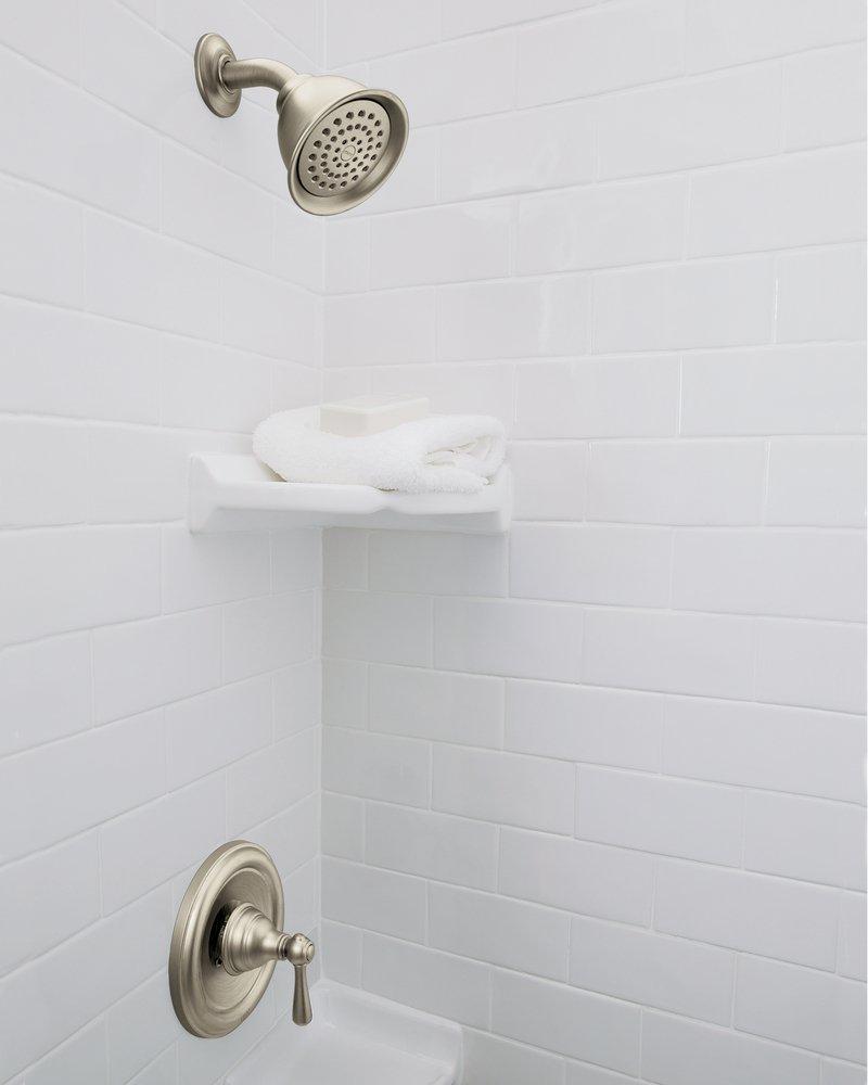 Moen Brushed Nickel 2.5 gpm Single Lever Handle Shower Trim 