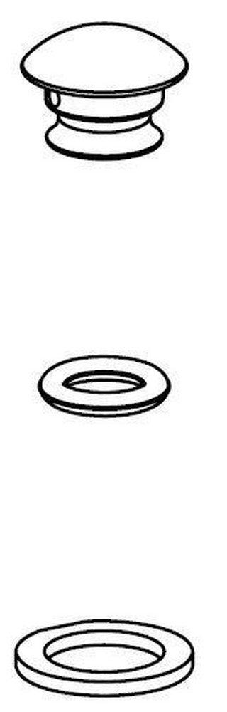 Moen Polished Chrome/Polished Brass Cap 