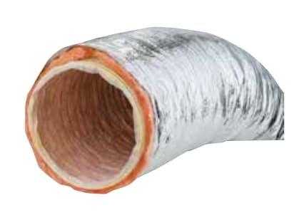 Unico Silver 10 ft. Nylon Return Air Duct 