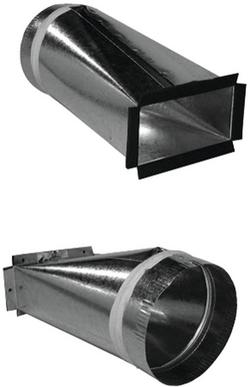 7-1/2 x 8 x 7 in. Duct Square-To-Round