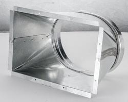 35 x 15 in. Adapter Galvanized Steel 18 ga