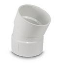 White Hub Fabricated Straight and DWV PVC 22-1/2 Degree Elbow 