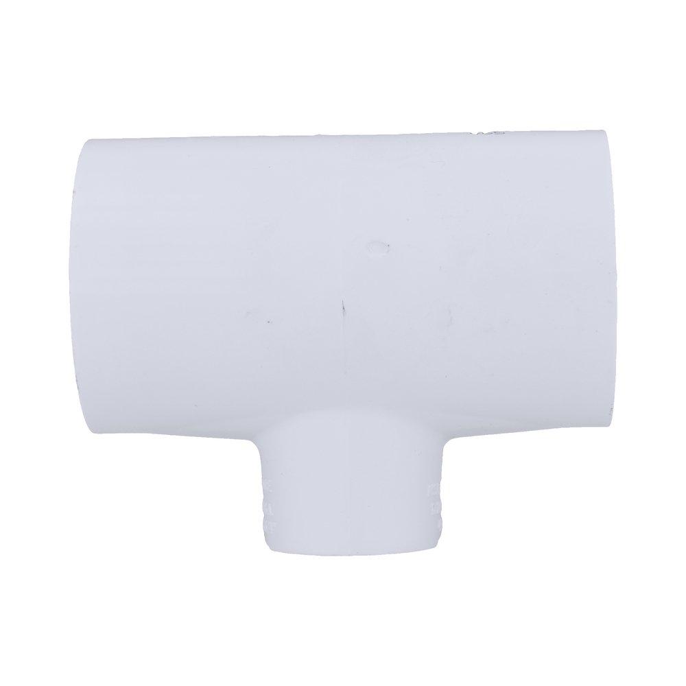 White PVC Schedule 40 Tee 