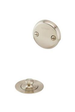 Lift & Turn Drain in Brushed Nickel