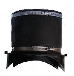 4 in. Spigot IPT Tap On Pipe Saddle with Epoxy and Coupling