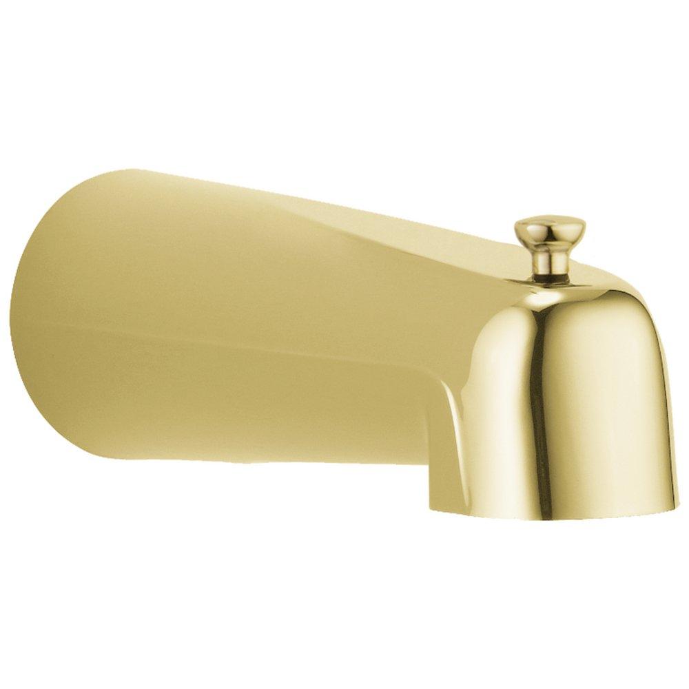 Delta Faucet Polished Brass Tub Spout Pull-Up Long Diverter 