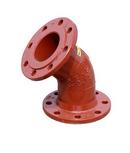 24 in. Flanged 125# Ductile Iron 45 Degree Bend