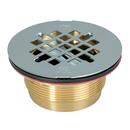 2 in. Threaded Bronze/Brass Stainless Steel Shower Drain