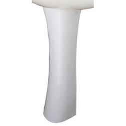 5-1/4 x 6-11/16 in. Pedestal Sink Base in White