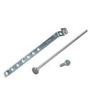 3/16 in. Steel Pop-up Rod Assembly in Chrome Plated
