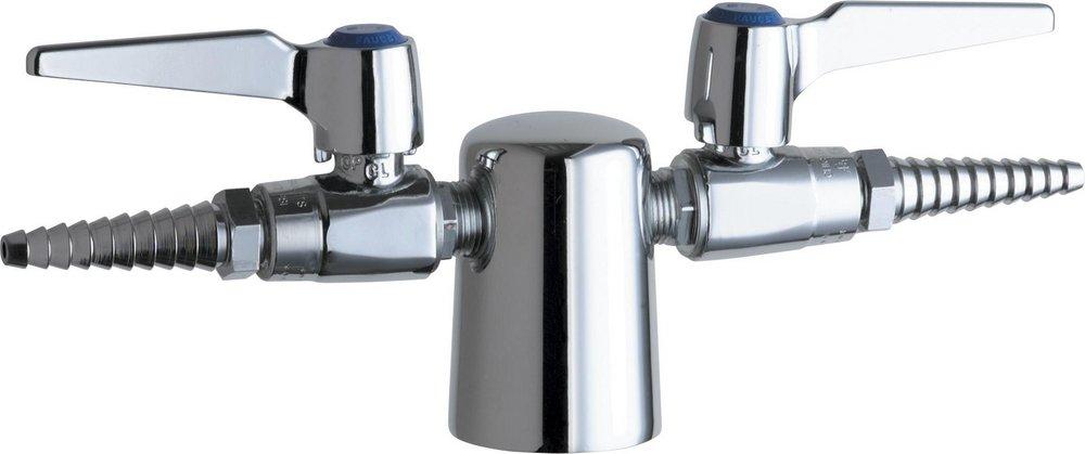 Chicago Faucets Polished Chrome Turret with Double Valve 