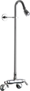 Chicago Faucets Polished Chrome California Energy Commission Not Registered 2.5 2 Handle Lever Exposed Shower Faucet Chrome 