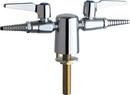 Turret with 2-Ball Valve in Polished Chrome