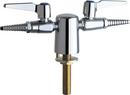 Chicago Faucets Polished Chrome Turret with 2-Ball Valve 