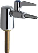 Chicago Faucets Polished Chrome Lever Handle Gas Ball Valve 