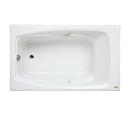 JACUZZI&reg; White 60 x 32 in. Drop-In Bathtub with End Drain 