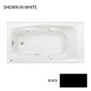JACUZZI&reg; Black 60 x 32 in. Whirlpool Drop-In Bathtub with End Drain 