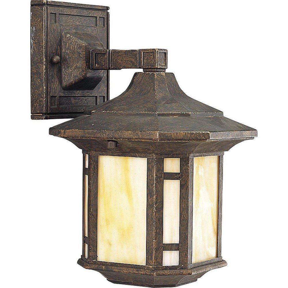 Progress Lighting Weathered Bronze 6-5/8 in. 100 W 1-Light Medium Lantern 