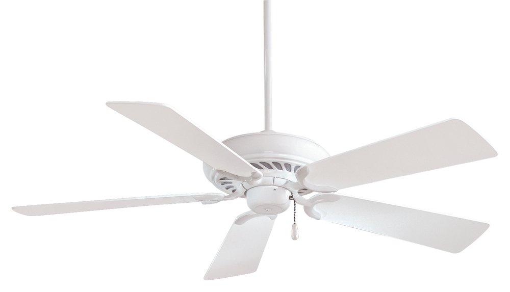 Minka Aire White 52 in. 5-Blade Ceiling Fan 