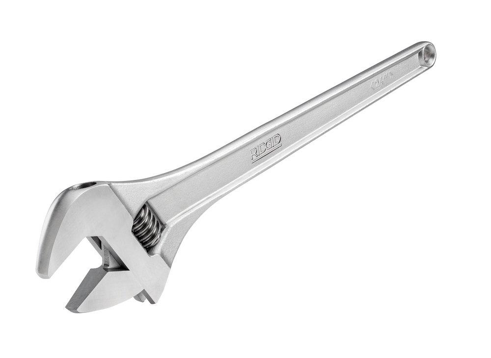 RIDGID Chrome Plated 24 in Adjustable Wrench 