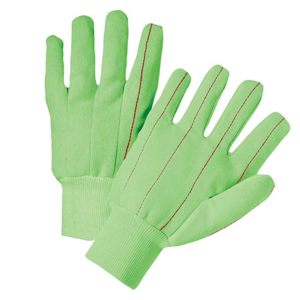 Johnson Wilshire Lime Green Cotton Glove in Lime Green 