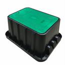 Black Box Lid with Snap Lock in Green