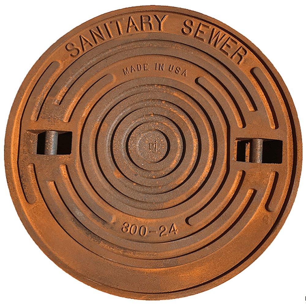 Bass and Hays Foundry 300# Sanitary Sewer Lid Only 
