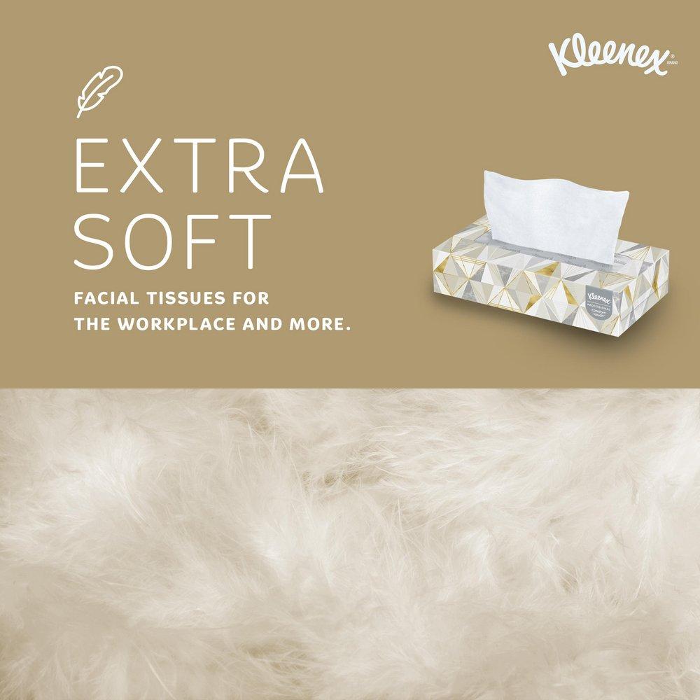 Kimberly Clark White Facial Tissue in White 