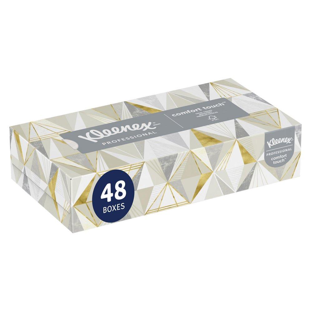 Kimberly Clark White Facial Tissue in White 