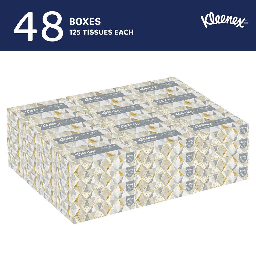 Kimberly Clark White Facial Tissue in White 