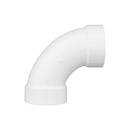 White PVC DWV 90&deg; Long Turn Elbow 