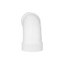 White PVC DWV 90&deg; Long Turn Elbow 
