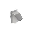 Broan White 5-1/2 x 9 in. Wall Vent in Natural Aluminum Steel 