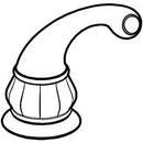 Pfister Polished Chrome 4 in. Handle Kit with Set Screw 