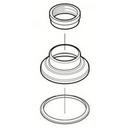 Pfister PVD Polished Brass Flange Kit 