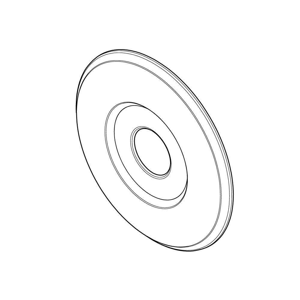 Pfister PVD Brushed Nickel Flange 