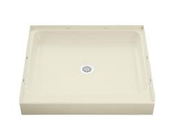 36 x 34 in. Shower Base with Center Drain in White