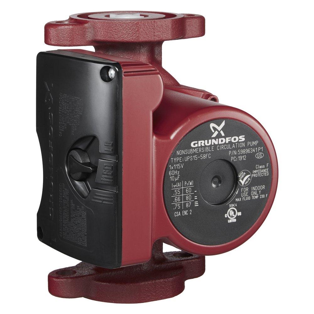Grundfos 1/25 hp 115V Cast Iron Circulator Pump 