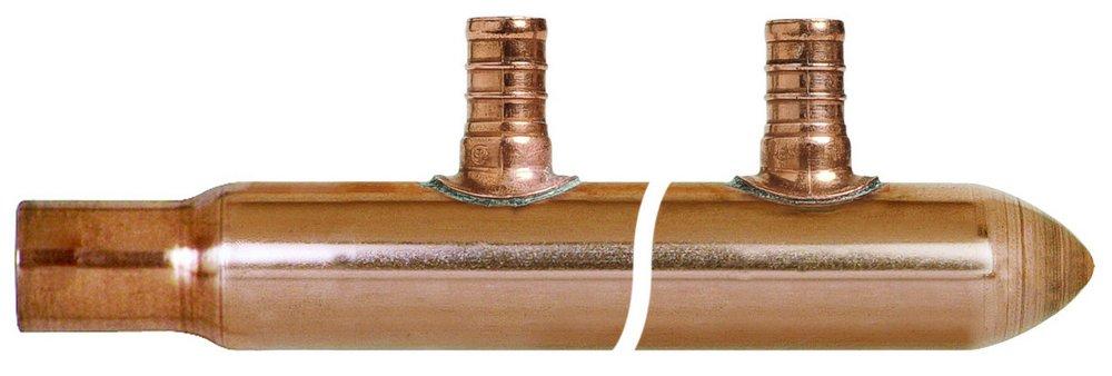 Sioux Chief Copper Male Sweat x Spin Closed 3/4 in. Valve Manifold 