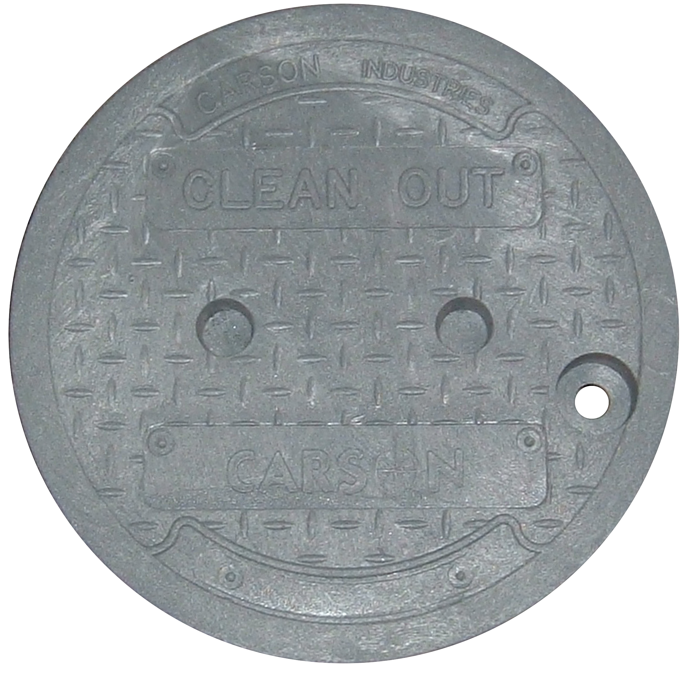 Carson Industries Grey Cover Cleanout 
